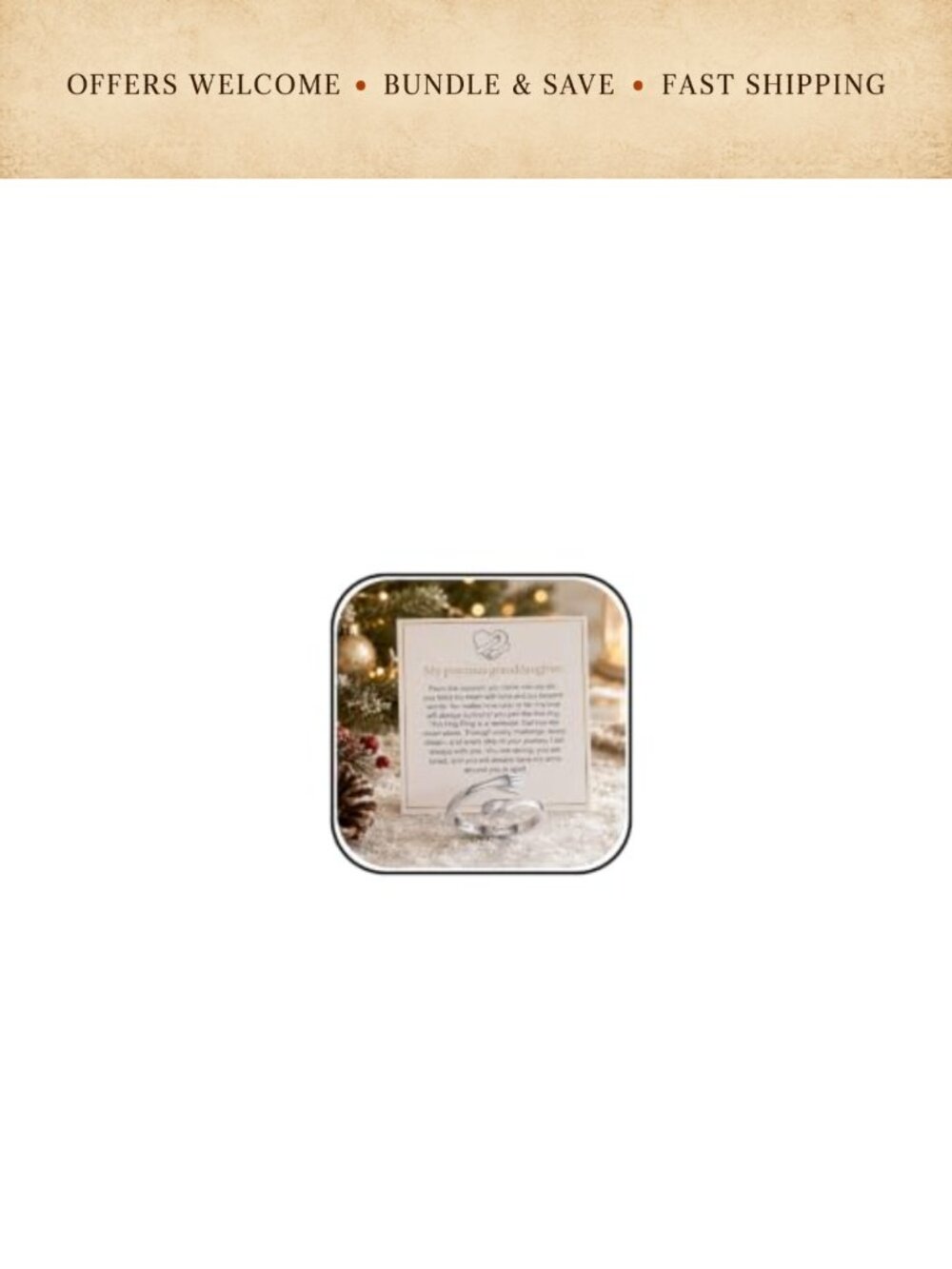 Hope Ring Adjustable Alloy Band Inspirational Encouragement Gift